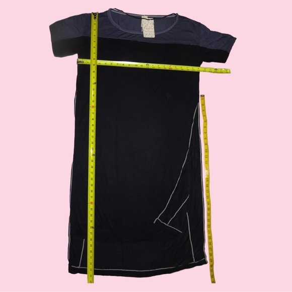 Free People Go With the Flow Tunic XSmall 0 2 Black Combo Slits High Low Top NWT - Picture 8 of 15